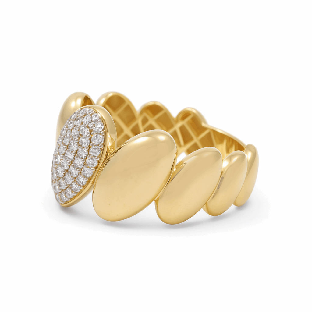 14K Yellow Gold Fashion Women's Ring - Miral Jewelry