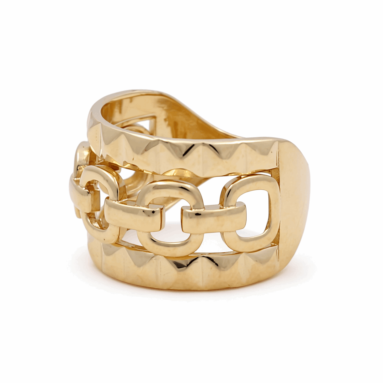 14K Yellow Gold Fashion Women's Ring - Miral Jewelry