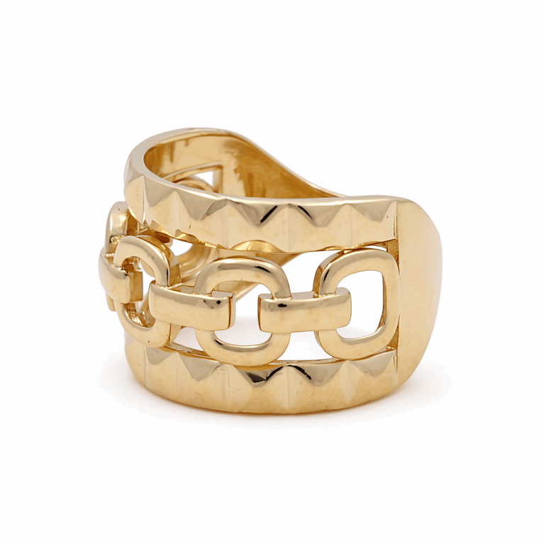 14K Yellow Gold Fashion Women's Ring - Miral Jewelry
