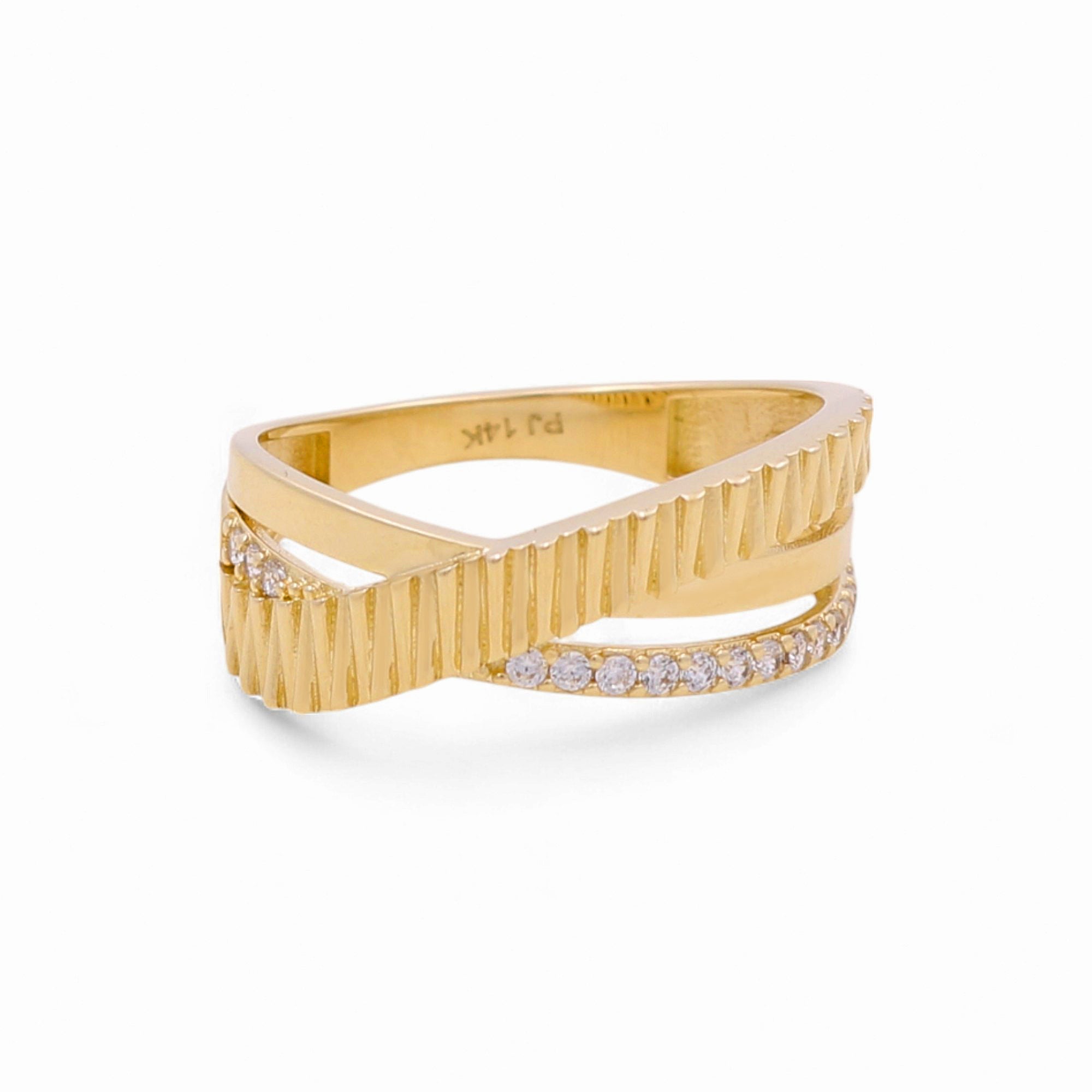 14K Yellow Gold Fashion Women's Ring - Miral Jewelry