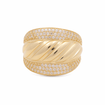 14K Yellow Gold Fashion Women's Ring - Miral Jewelry