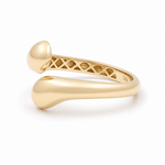 14K Yellow Gold Fashion Women's Ring - Miral Jewelry