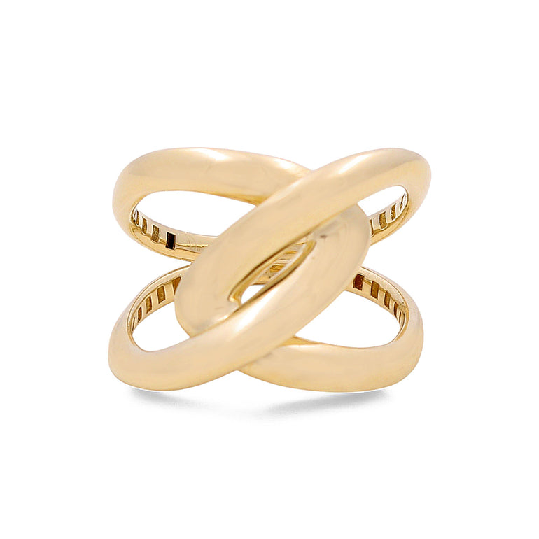 14K Yellow Gold Fashion Women's Ring - Miral Jewelry