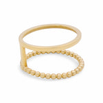 14K Yellow Gold Fashion Women's Ring - Miral Jewelry