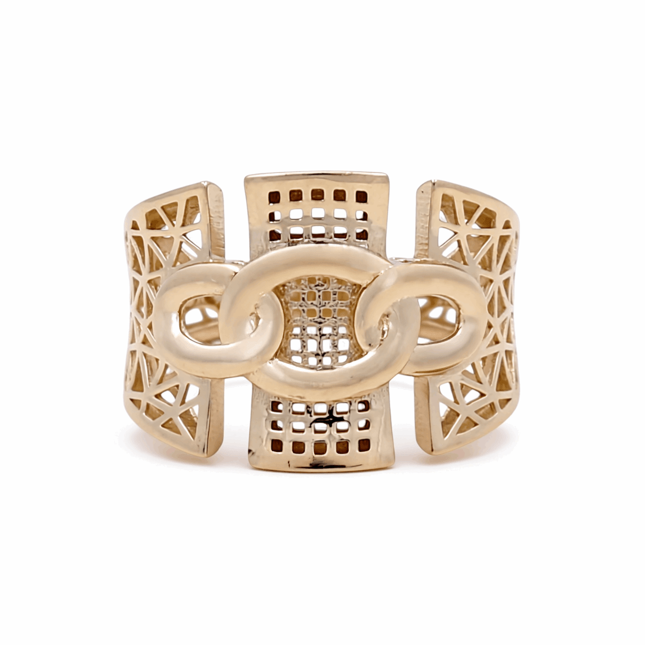 14K Yellow Gold Fashion Women's Ring - Miral Jewelry