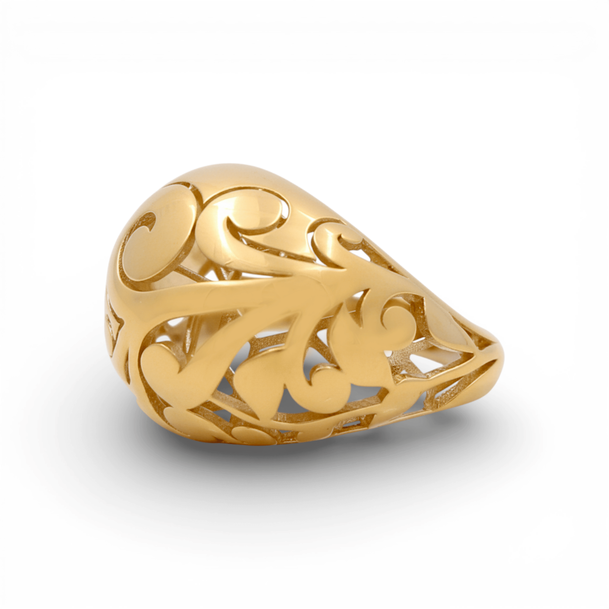 14K Yellow Gold Fashion Women's Ring - Miral Jewelry