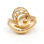 14K Yellow Gold Fashion Women's Ring - Miral Jewelry