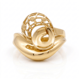 14K Yellow Gold Fashion Women's Ring - Miral Jewelry