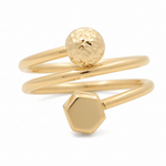 14K Yellow Gold Fashion Women's Ring - Miral Jewelry