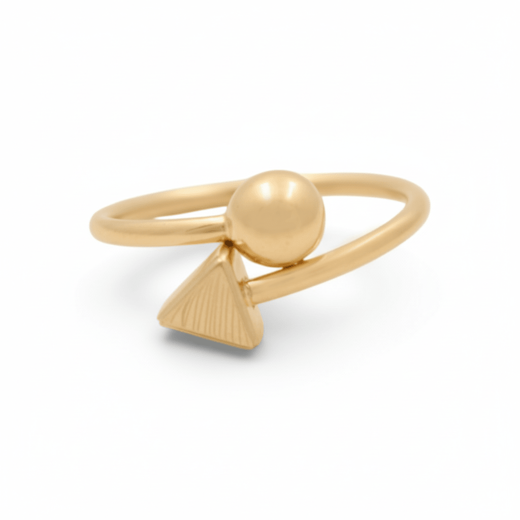 14K Yellow Gold Fashion Women's Ring - Miral Jewelry