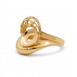 14K Yellow Gold Fashion Women's Ring - Miral Jewelry
