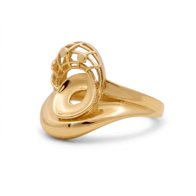 14K Yellow Gold Fashion Women's Ring - Miral Jewelry