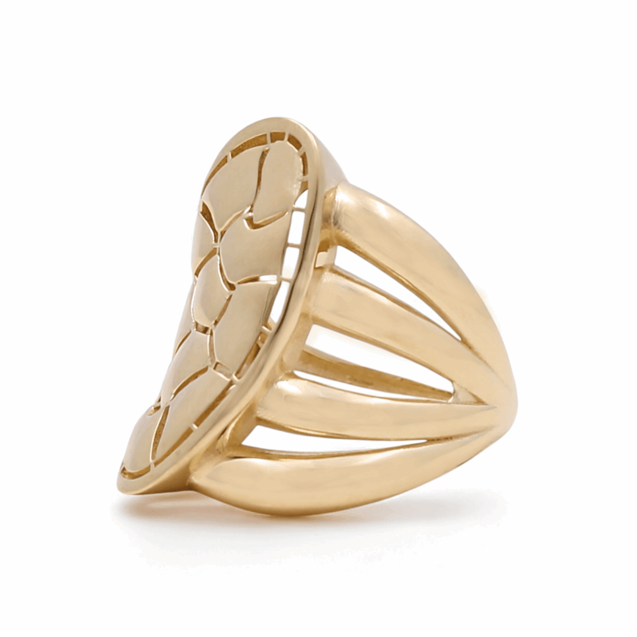 14K Yellow Gold Fashion Women's Ring - Miral Jewelry