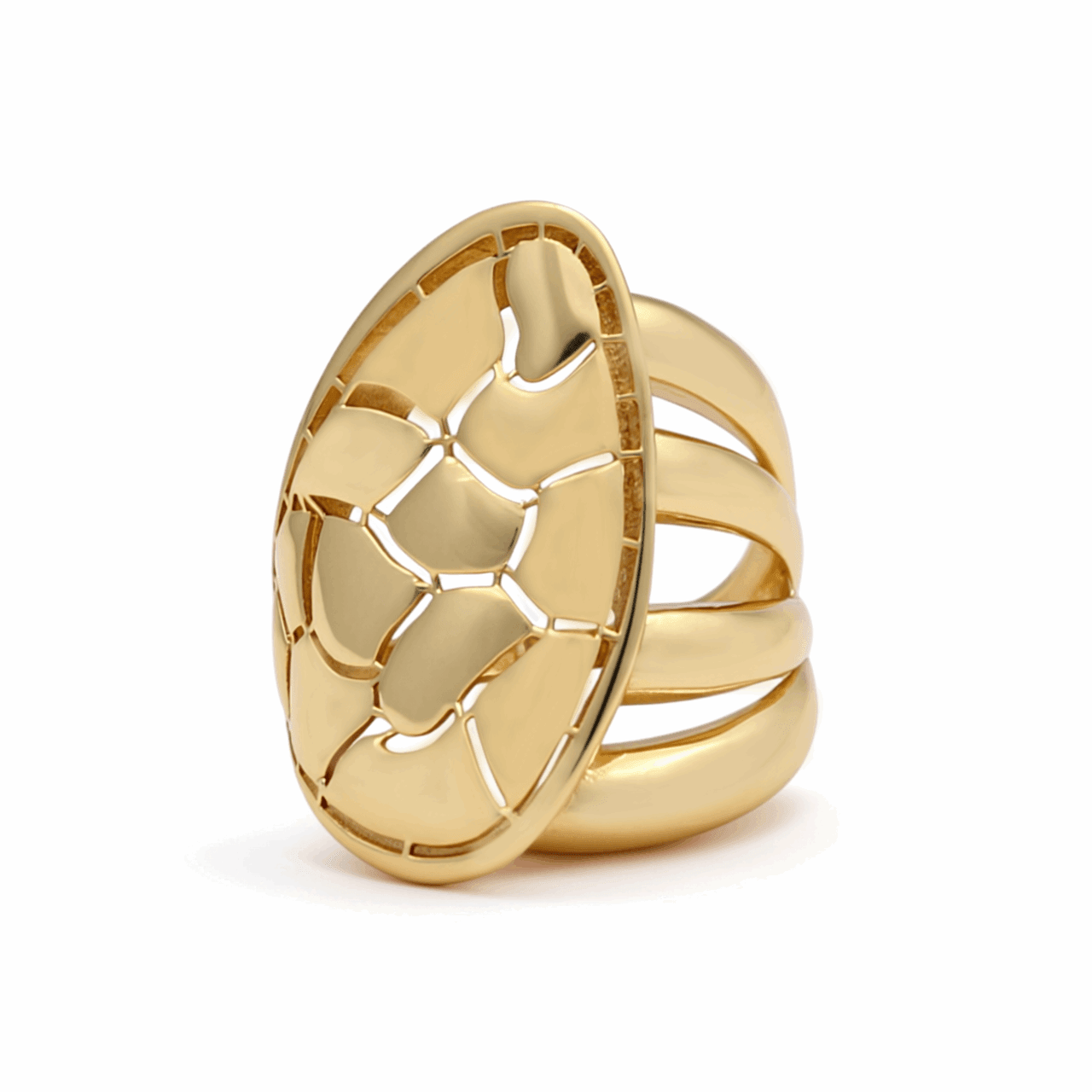 14K Yellow Gold Fashion Women's Ring - Miral Jewelry