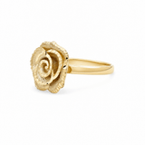 14K Yellow Gold Flower Fashion Women's Ring - Miral Jewelry