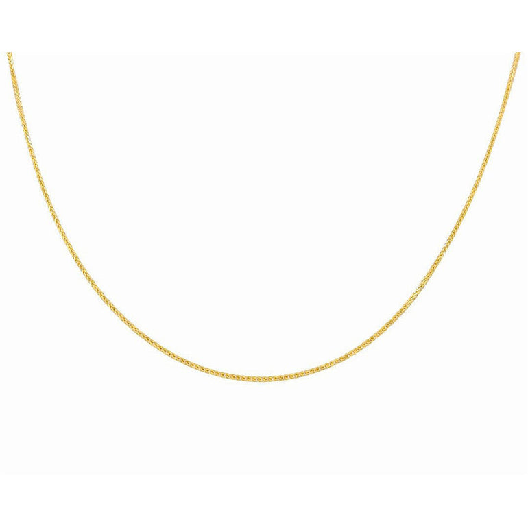 14K Yellow Gold Fine Franco Chain 1mm, 16in, 2.9 g