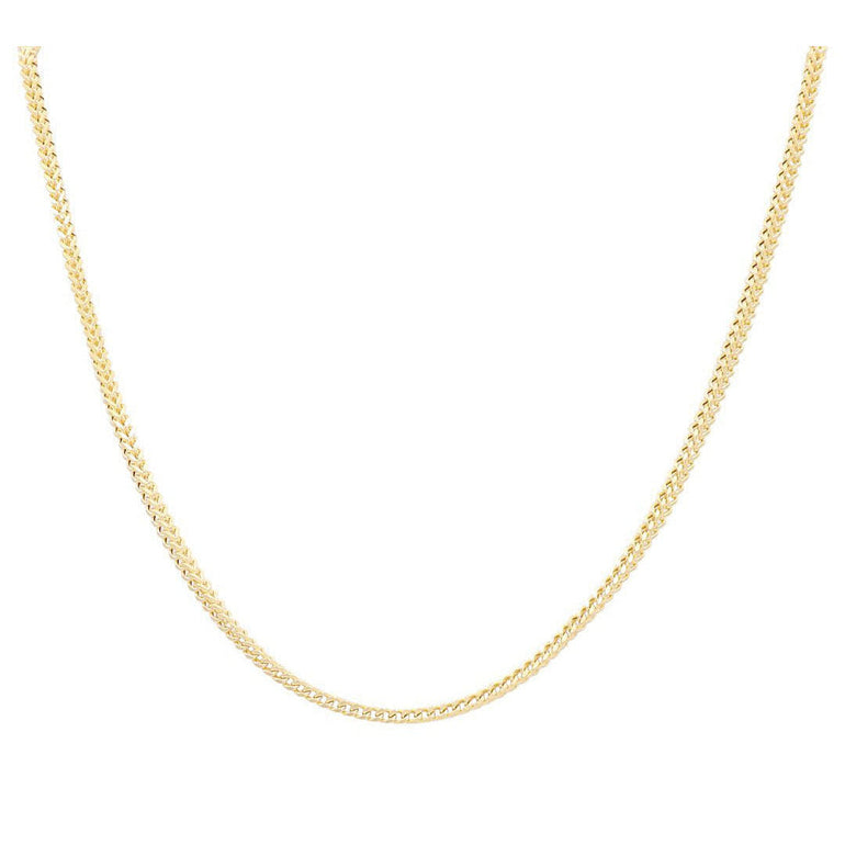 14K Yellow Gold Franco Chain 4mm, 21in, 22 g