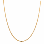 14K Yellow Gold Franco Chain 24" - Miral Jewelry