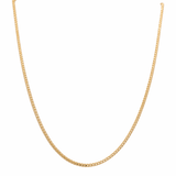 14K Yellow Gold Franco Chain 24" - Miral Jewelry