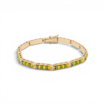 14K Yellow Gold Ilde Bracelet - Miral Jewelry