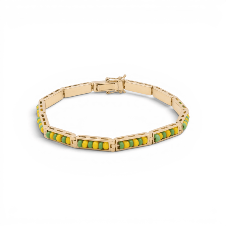 14K Yellow Gold Ilde Bracelet - Miral Jewelry