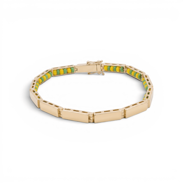14K Yellow Gold Ilde Bracelet - Miral Jewelry