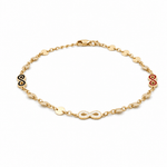 14K Yellow Gold Infiniti Bracelet Women's - Miral Jewelry