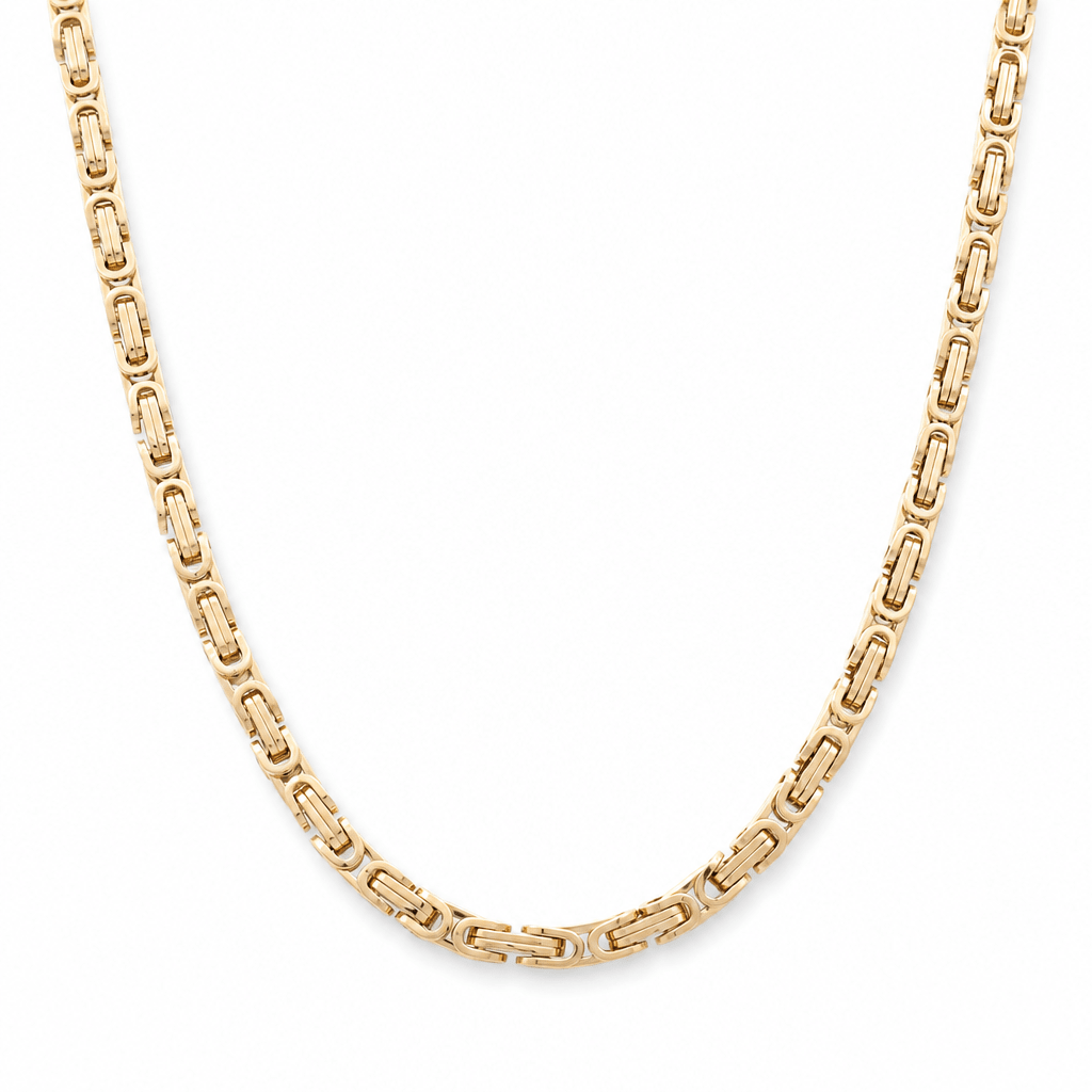 14K Yellow Gold Italian Link 24" - Miral Jewelry