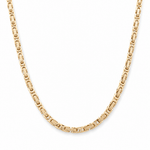 14K Yellow Gold Italian Link 24" - Miral Jewelry