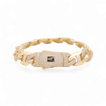 14K Yellow Gold Italian Link Bracelet - Miral Jewelry