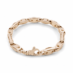 14K Yellow Gold Italian Link Bracelet - Miral Jewelry
