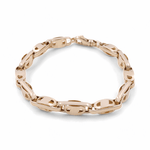 14K Yellow Gold Italian Link Bracelet - Miral Jewelry