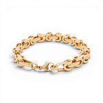 14K Yellow Gold Italian Link Bracelet - Miral Jewelry
