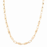 14k Yellow Gold Italian Link Chain - Miral Jewelry
