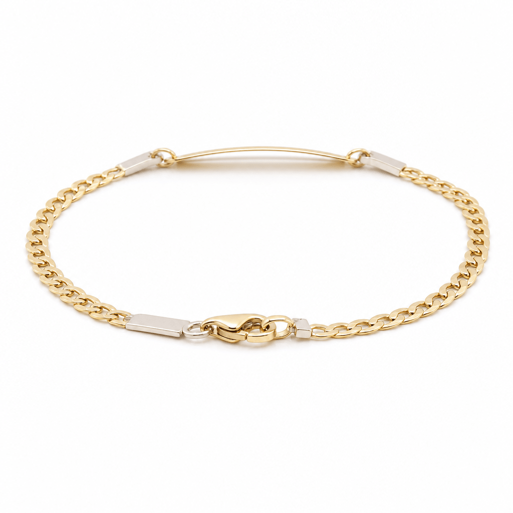 14K Yellow Gold Kind Charms Bracelet - Miral Jewelry