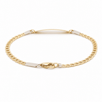 14K Yellow Gold Kind Charms Bracelet - Miral Jewelry
