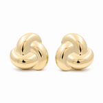 14K Yellow Gold Knot Earrings - Miral Jewelry