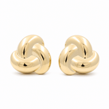 14K Yellow Gold Knot Earrings - Miral Jewelry