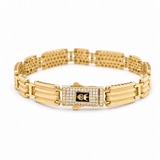 14K Yellow Gold Link Bracelet - Miral Jewelry