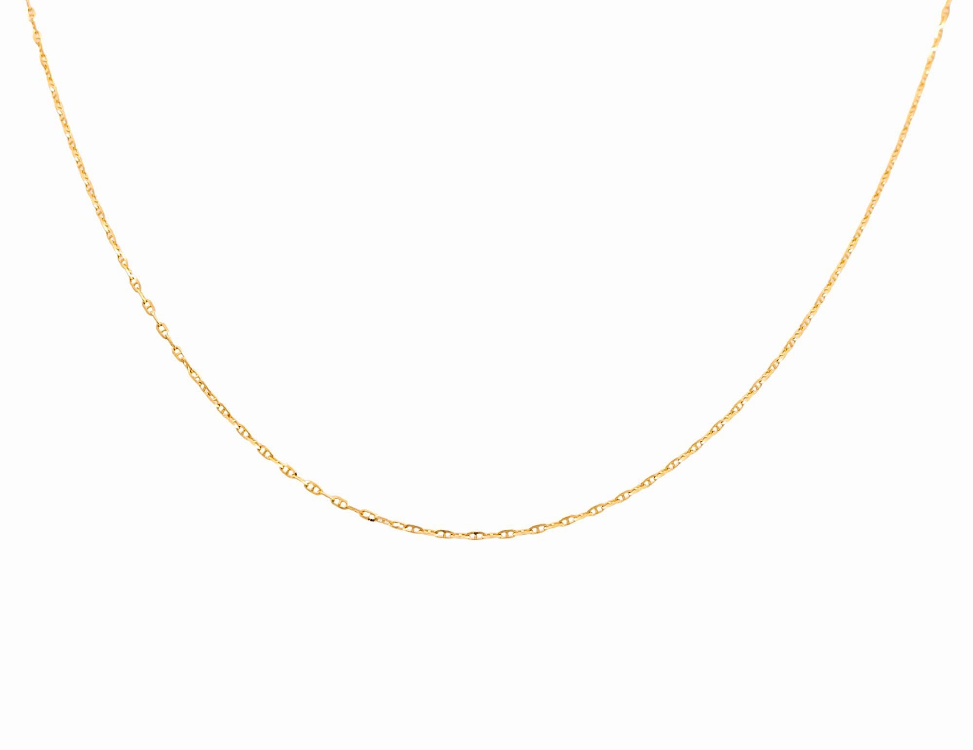 14K Yellow Gold Marine Chain 16" - Miral Jewelry