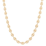 14K Yellow Gold Marine Link Chain - Miral Jewelry
