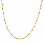 14K Yellow Gold Military Chain 24" - Miral Jewelry