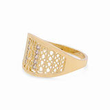 14K Yellow Gold Mom Fashion Women's Ring - Miral Jewelry