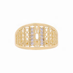 14K Yellow Gold Mom Fashion Women's Ring - Miral Jewelry