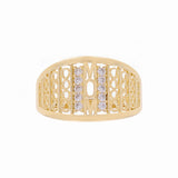 14K Yellow Gold Mom Fashion Women's Ring - Miral Jewelry