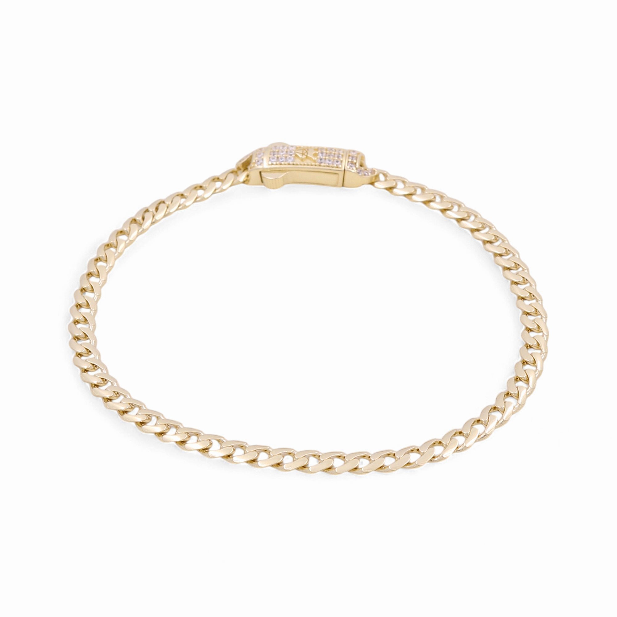 14K Yellow Gold Monaco Bracelet - Miral Jewelry