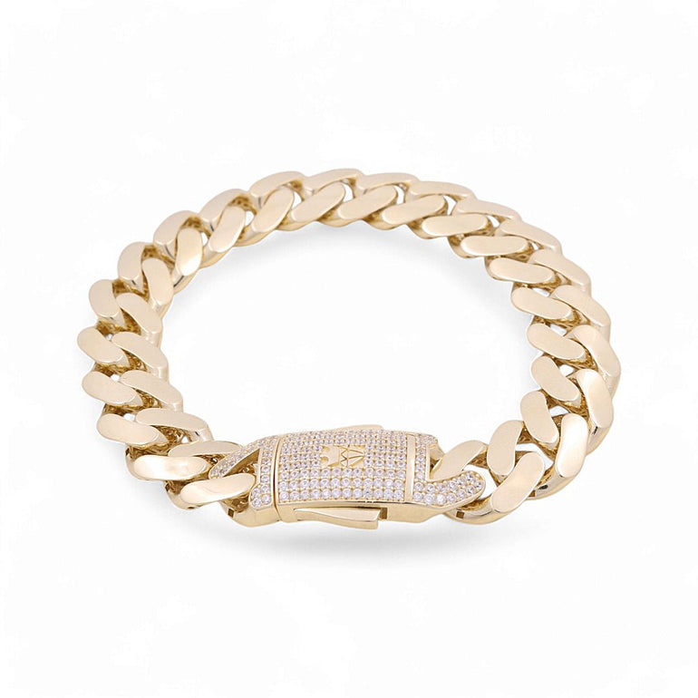 14K Yellow Gold Monaco Bracelet - Miral Jewelry
