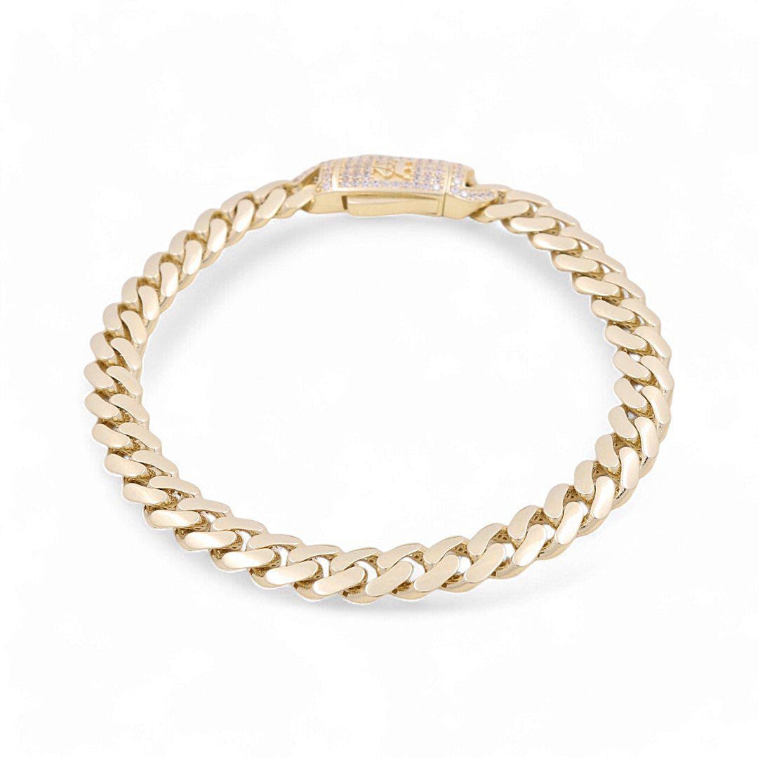 14K Yellow Gold Monaco Bracelet - Miral Jewelry