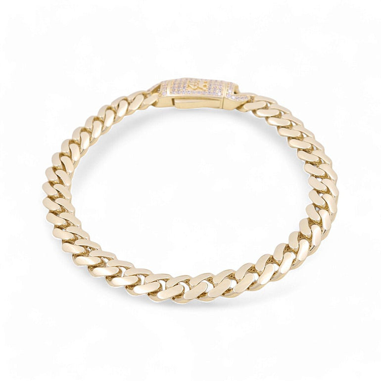 14K Yellow Gold Monaco Bracelet - Miral Jewelry