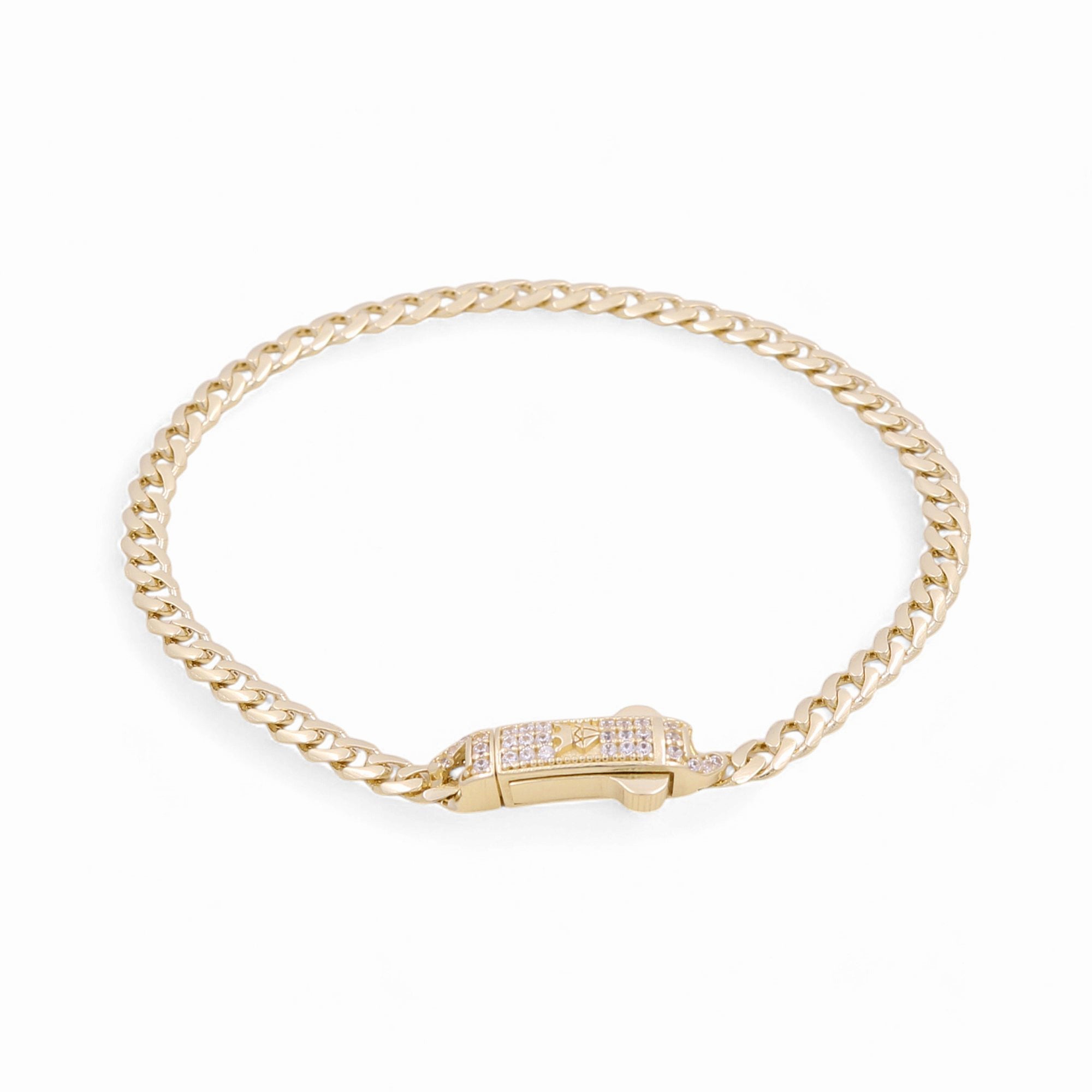 14K Yellow Gold Monaco Bracelet - Miral Jewelry